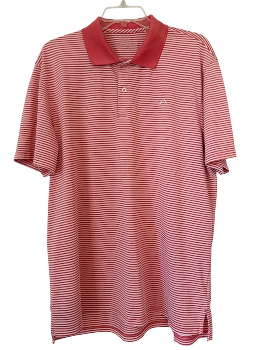 Southern Tide men’s XL polo Stripe Coral